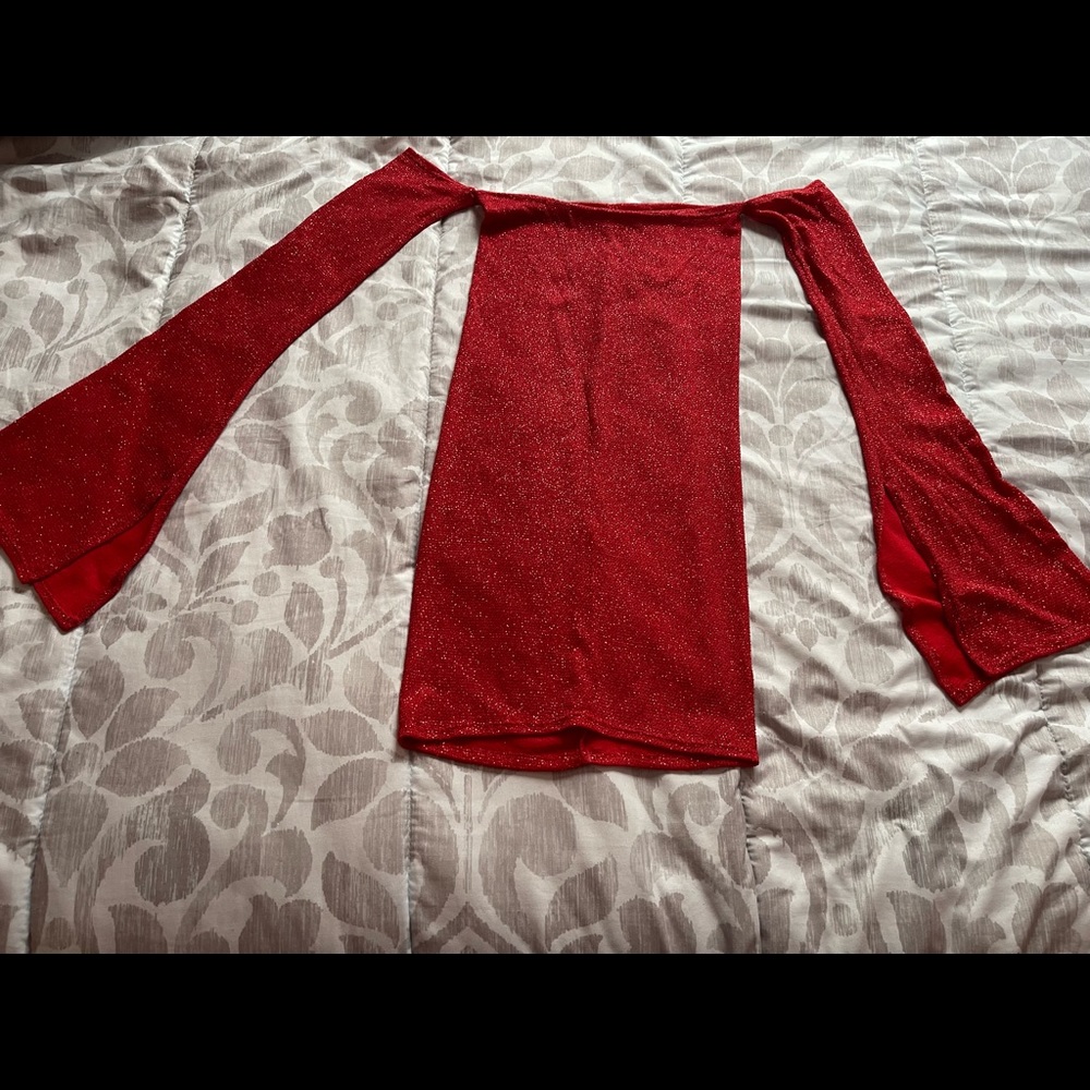 Twileytm Red Sparkle Dress